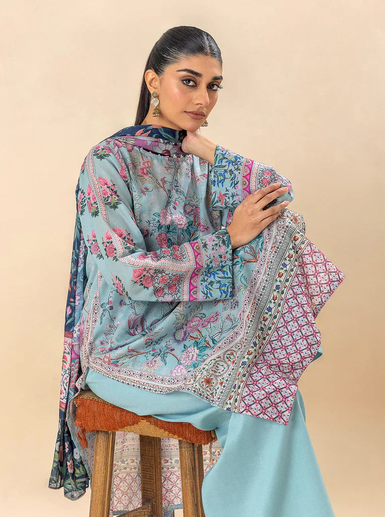 Morbagh | Lawn Collection 24 | SOUL BLUE - House Of Anaya