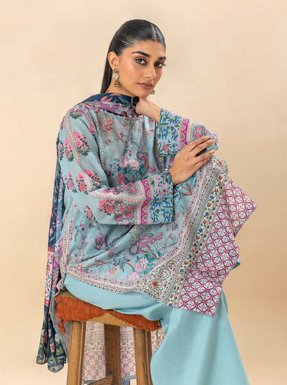 Morbagh | Lawn Collection 24 | SOUL BLUE - House Of Anaya