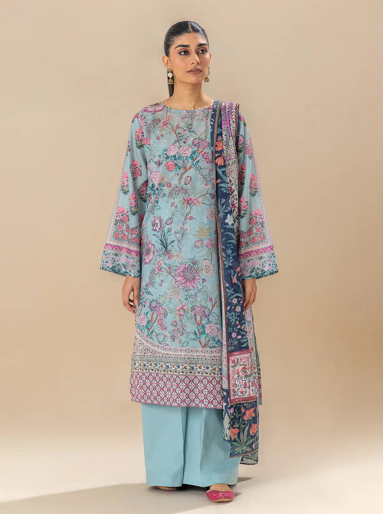 Morbagh | Lawn Collection 24 | SOUL BLUE - House Of Anaya