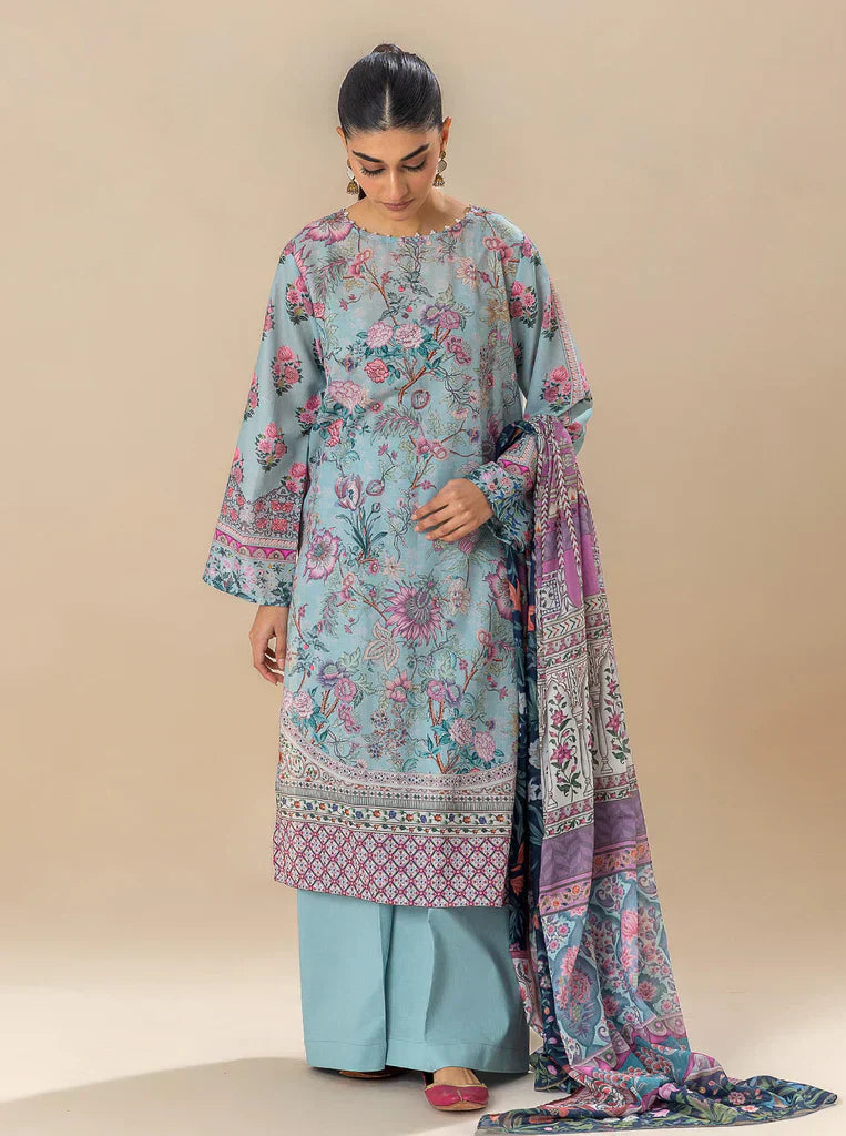 Morbagh | Lawn Collection 24 | SOUL BLUE - House Of Anaya