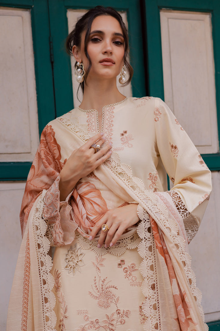 Marjjan | Carnation Lawn | MBL-16 A (ALMOND SKIN)