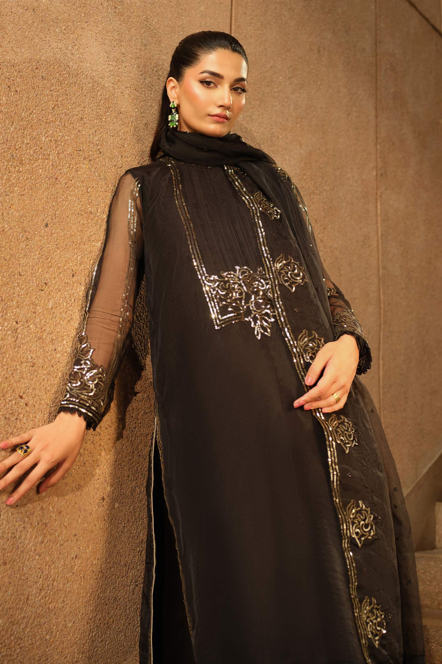 Maria B | Pre fall Dresses | MBS-W25-10 BL