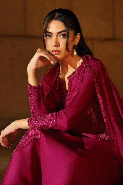 Maria B | Pre Fall 25 | MBS-W25-22-Shocking Pink