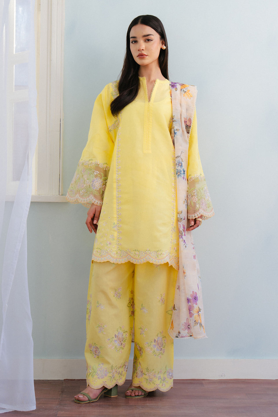 Zara Shahjahan | Coco Lawn 25 | MEADOW-8A - House Of Anaya