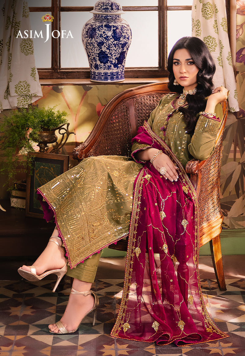 Asim Jofa | Afsanay Luxury Pret | AJLP-08 - House Of Anaya