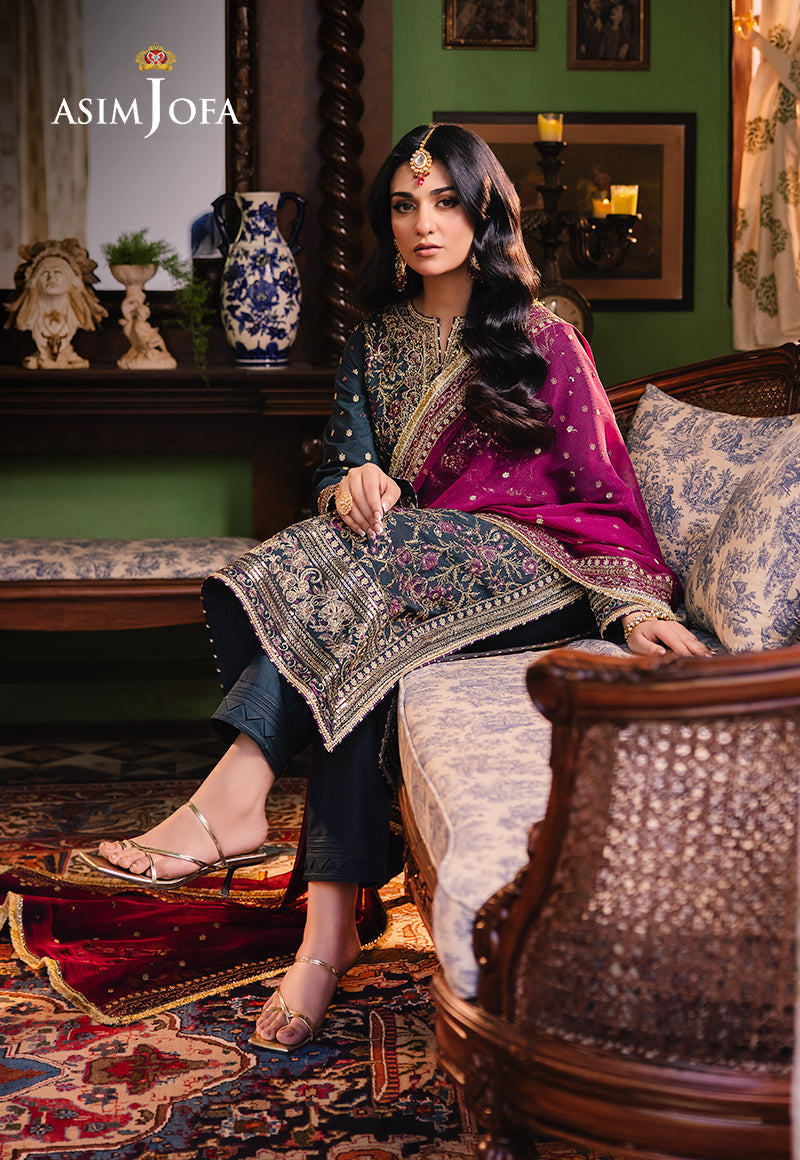 Asim Jofa | Afsanay Luxury Pret | AJLP-01 - House Of Anaya