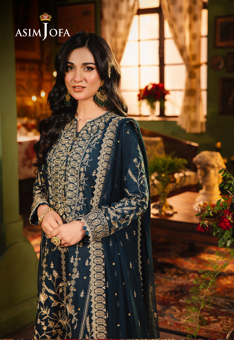 Asim Jofa | Afsanay Luxury Pret | AJLP-07 - House Of Anaya