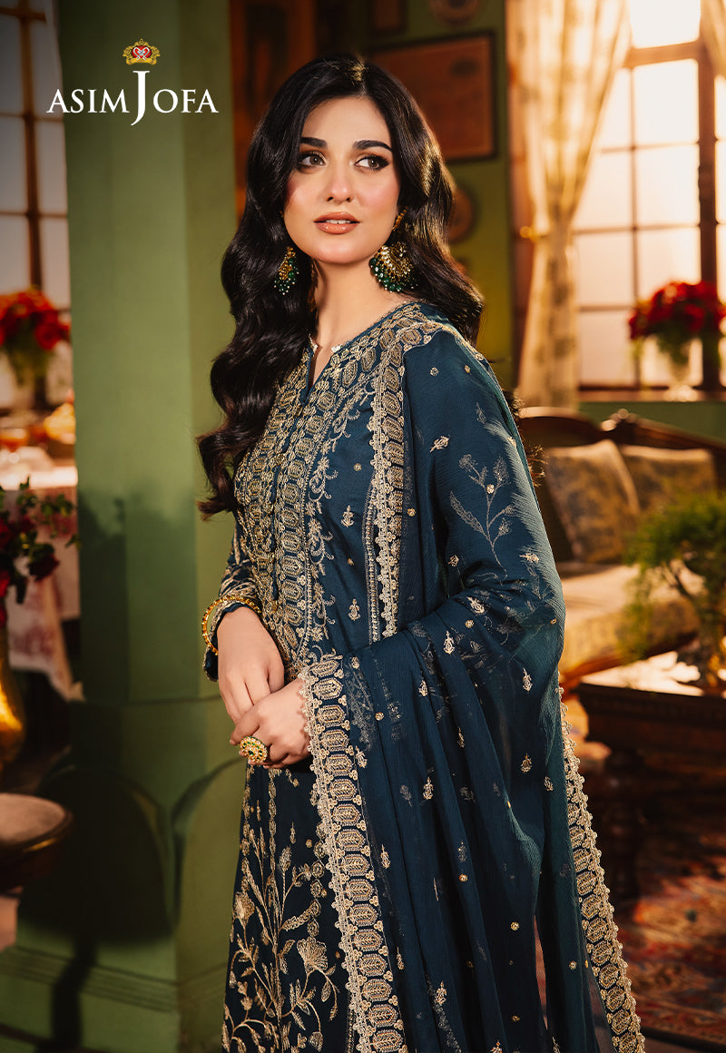 Asim Jofa | Afsanay Luxury Pret | AJLP-07 - House Of Anaya