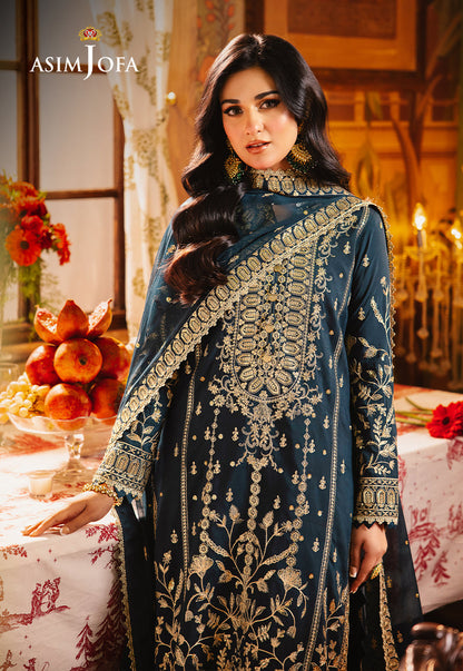 Asim Jofa | Afsanay Luxury Pret | AJLP-07 - House Of Anaya