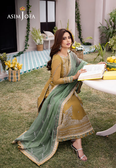 Asim Jofa | Dhanak Rang Collection | AJCF-16 - House Of Anaya