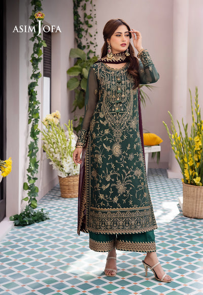 Asim Jofa | Dhanak Rang Collection | AJCF-10 - House Of Anaya
