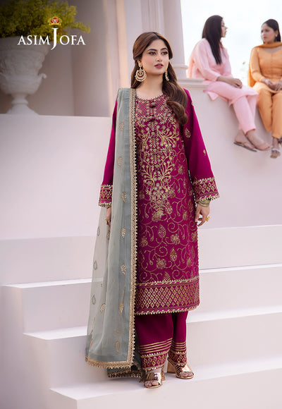 Asim Jofa | Dhanak Rang Collection | AJCF-12 - House Of Anaya