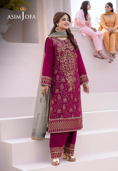 Asim Jofa | Dhanak Rang Collection | AJCF-12 - House Of Anaya