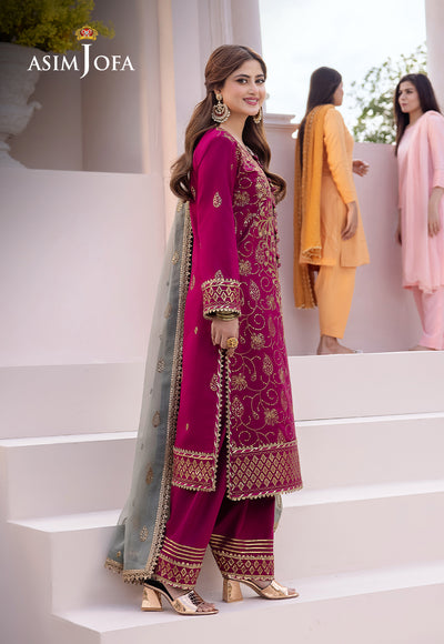 Asim Jofa | Dhanak Rang Collection | AJCF-12 - House Of Anaya