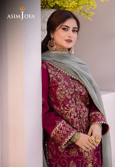 Asim Jofa | Dhanak Rang Collection | AJCF-12 - House Of Anaya