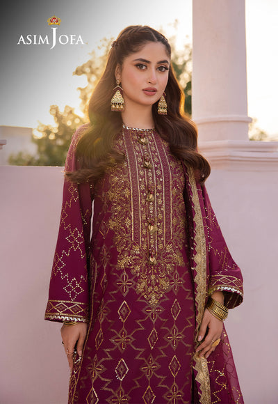 Asim Jofa | Dhanak Rang Collection | AJCF-05 - House Of Anaya