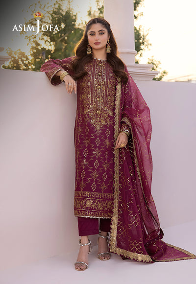 Asim Jofa | Dhanak Rang Collection | AJCF-05 - House Of Anaya