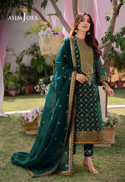 Asim Jofa | Dhanak Rang Collection | AJCF-03 - House Of Anaya