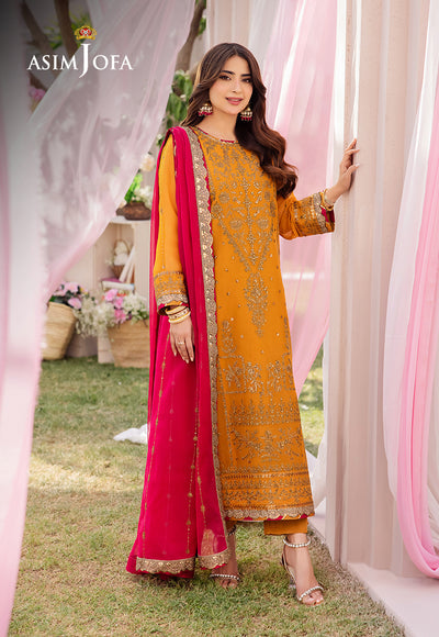 Asim Jofa | Dhanak Rang Collection | AJCF-25 - House Of Anaya