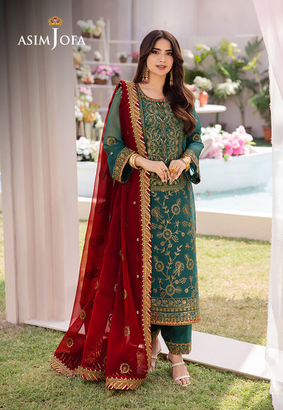 Asim Jofa | Dhanak Rang Collection | AJCF-11 - House Of Anaya