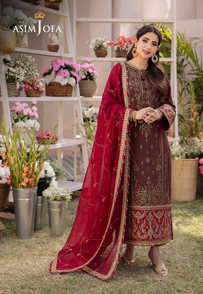 Asim Jofa | Dhanak Rang Collection | AJCF-27 - House Of Anaya