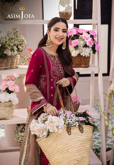 Asim Jofa | Dhanak Rang Collection | AJCF-20 - House Of Anaya