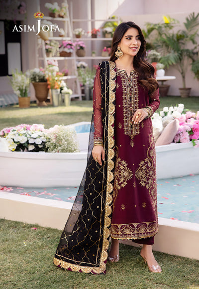 Asim Jofa | Dhanak Rang Collection | AJCF-18 - House Of Anaya