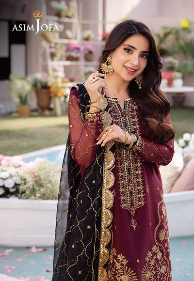 Asim Jofa | Dhanak Rang Collection | AJCF-18 - House Of Anaya
