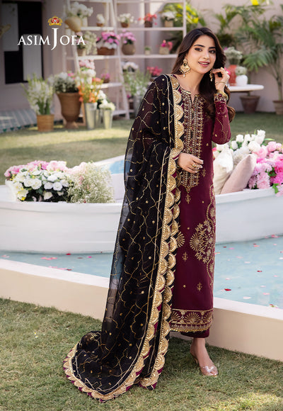 Asim Jofa | Dhanak Rang Collection | AJCF-18 - House Of Anaya