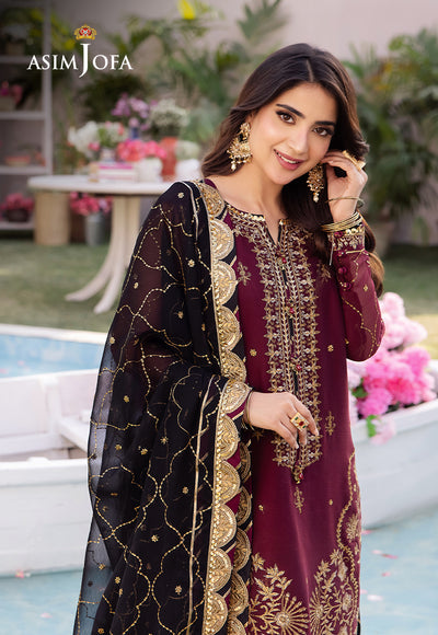 Asim Jofa | Dhanak Rang Collection | AJCF-18 - House Of Anaya