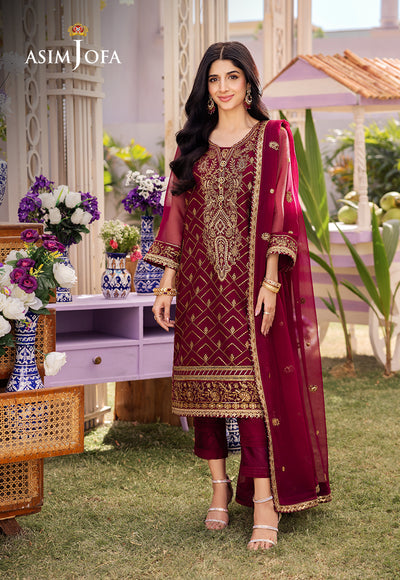 Asim Jofa | Dhanak Rang Collection | AJCF-01 - House Of Anaya