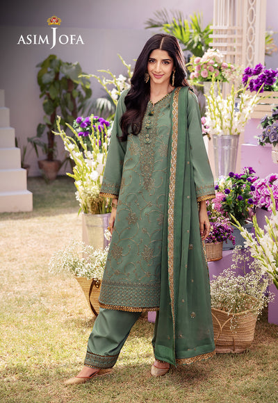 Asim Jofa | Dhanak Rang Collection | AJCF-15 - House Of Anaya