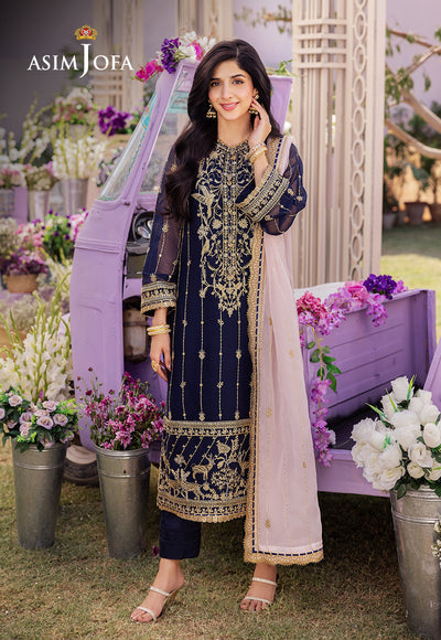Asim Jofa | Dhanak Rang Collection | AJCF-09 - House Of Anaya