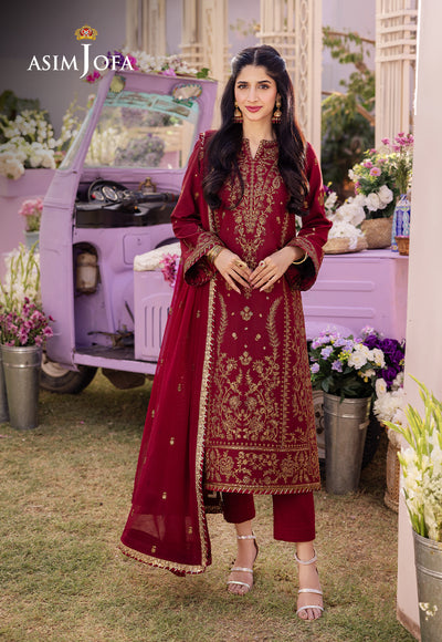 Asim Jofa | Dhanak Rang Collection | AJCF-28 - House Of Anaya