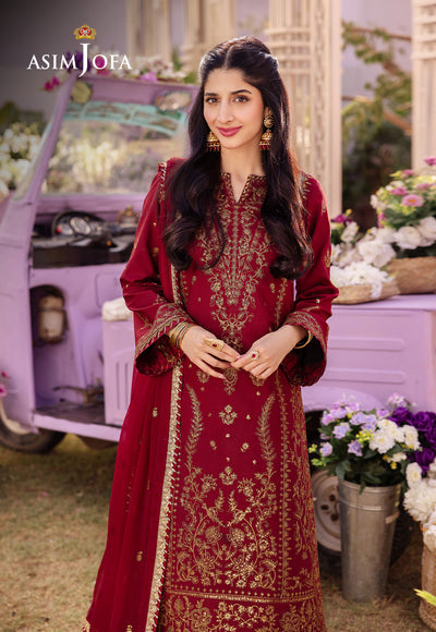 Asim Jofa | Dhanak Rang Collection | AJCF-28 - House Of Anaya