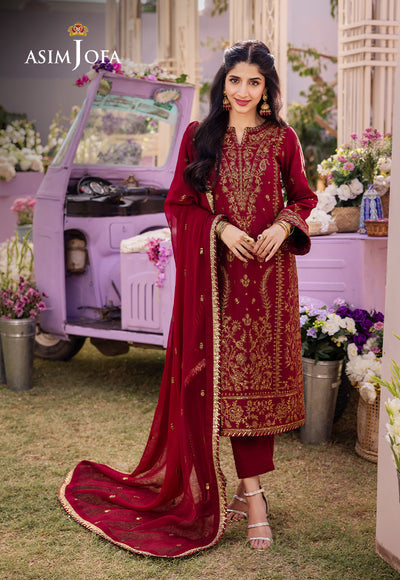 Asim Jofa | Dhanak Rang Collection | AJCF-28 - House Of Anaya