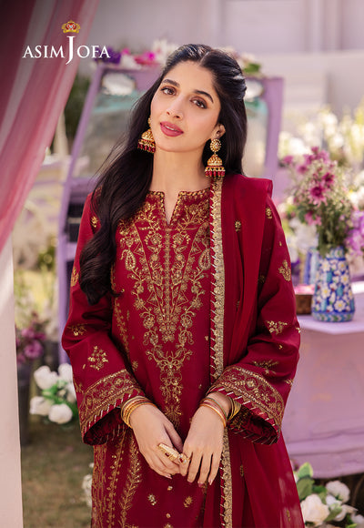 Asim Jofa | Dhanak Rang Collection | AJCF-28 - House Of Anaya