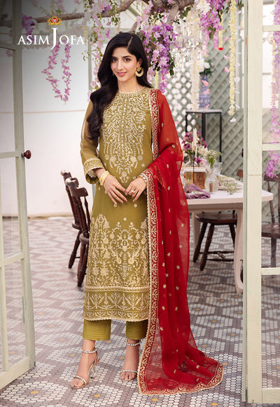 Asim Jofa | Dhanak Rang Collection | AJCF-26 - House Of Anaya
