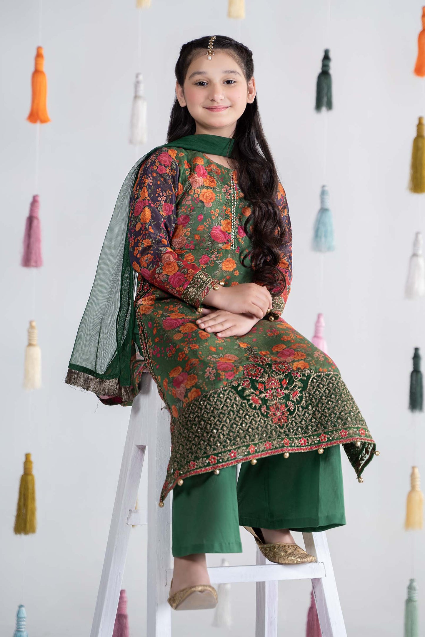 Maria B | 3 Piece Printed Cotton Masoori Suit | MKD-EA24-04 - Libasekhas