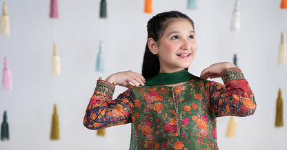 Maria B | 3 Piece Printed Cotton Masoori Suit | MKD-EA24-04 - Libasekhas
