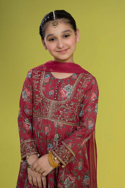 Maria B | 3 Piece Embroidered Lawn Suit | MKD-EF24-32 - Libasekhas