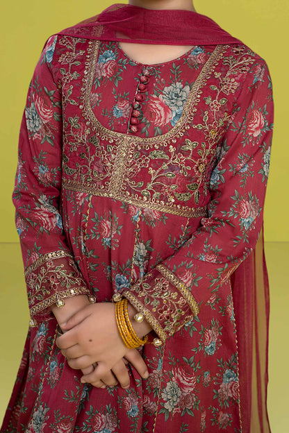 Maria B | 3 Piece Embroidered Lawn Suit | MKD-EF24-32 - Libasekhas
