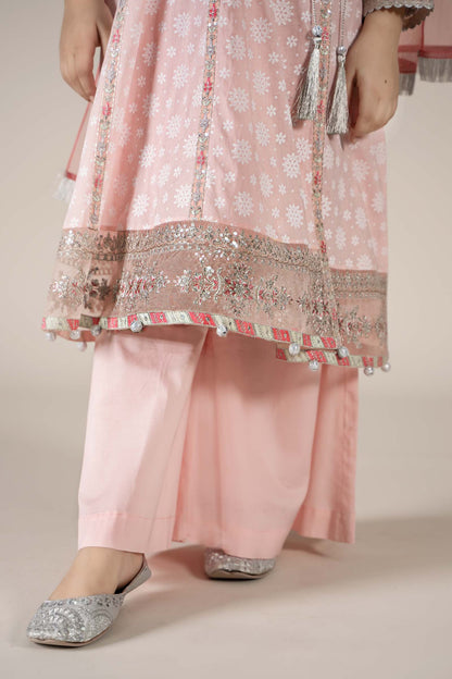 Maria B | 3 Piece Embroidered Lawn Suit | MKD-EF25-09 - Libasekhas