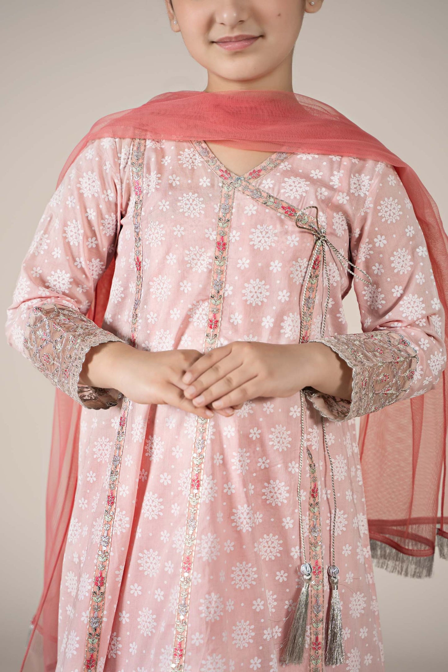 Maria B | 3 Piece Embroidered Lawn Suit | MKD-EF25-09 - Libasekhas