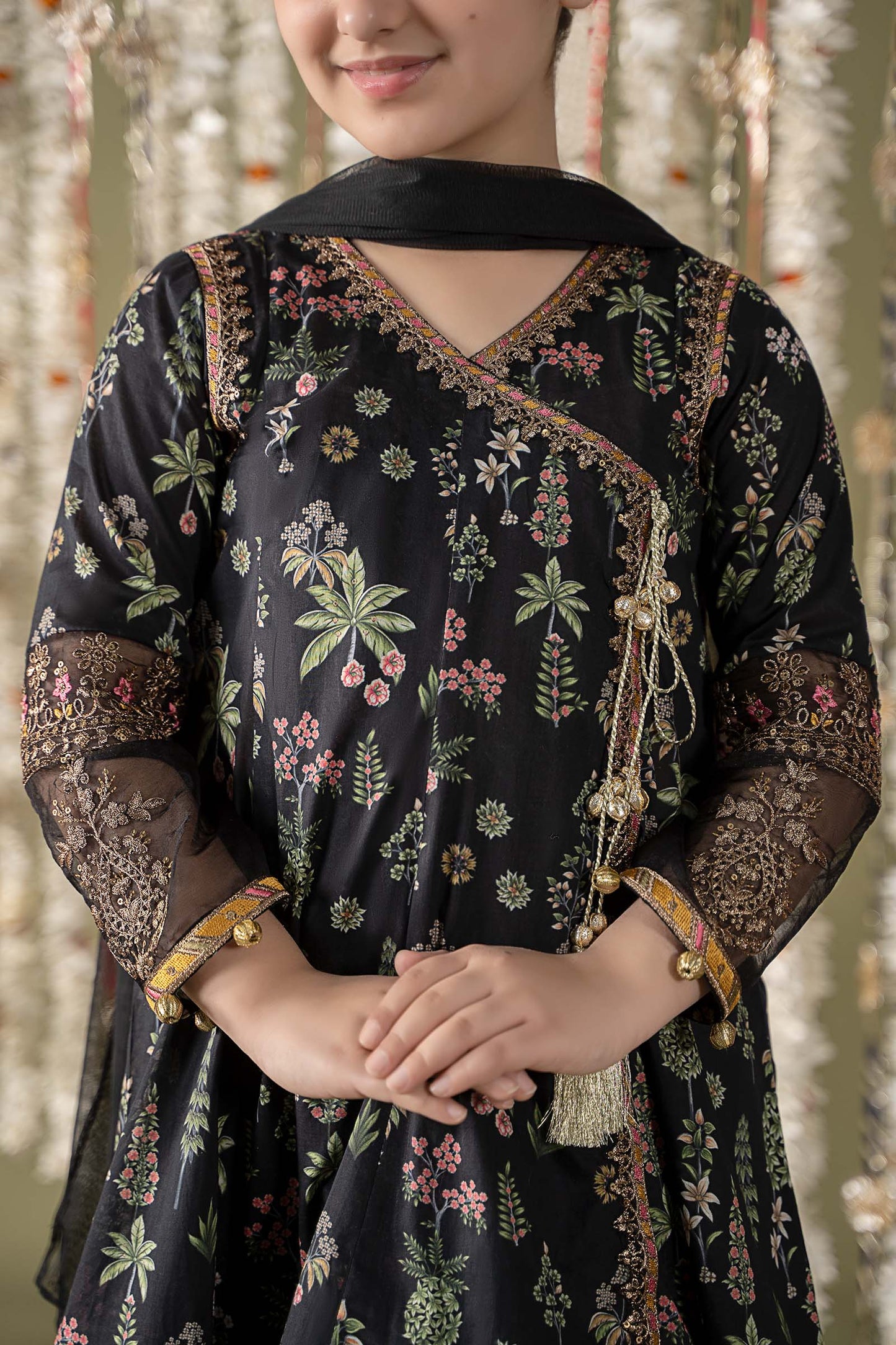 Maria B | 3 Piece Printed Lawn Suit | MKD-EF25-13 - Libasekhas