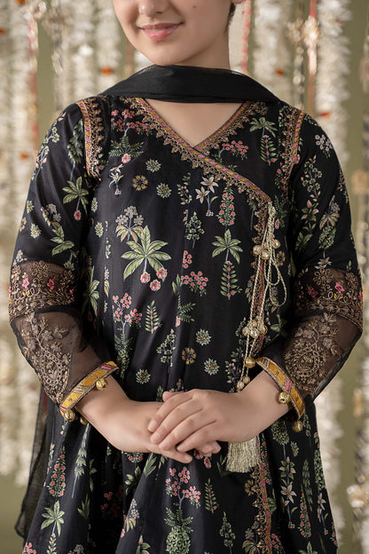 Maria B | 3 Piece Printed Lawn Suit | MKD-EF25-13 - Libasekhas