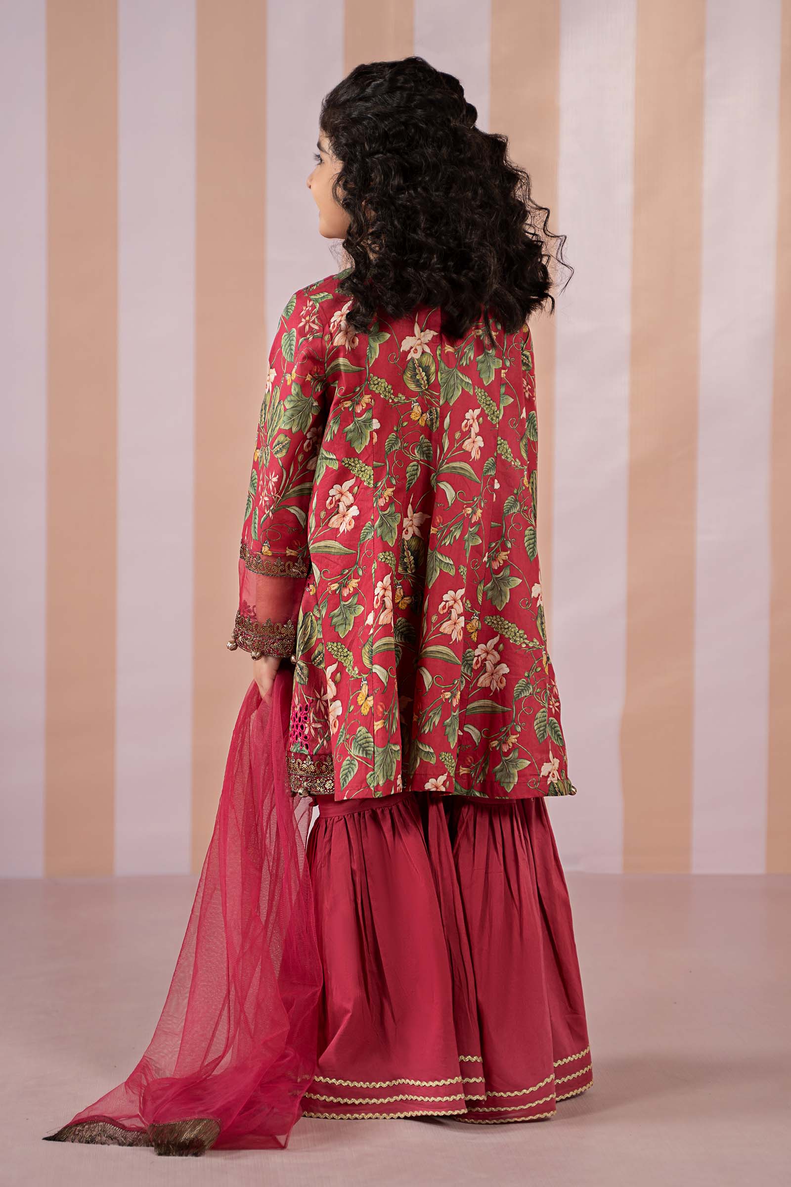 Maria B | 3 Piece Printed Lawn Suit | MKD-EF25-18 - Libasekhas