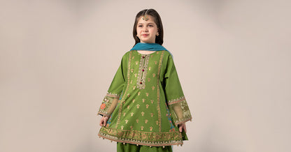 Maria B | 3 Piece Embroidered Lawn Suit | MKD-EF25-24 - Libasekhas