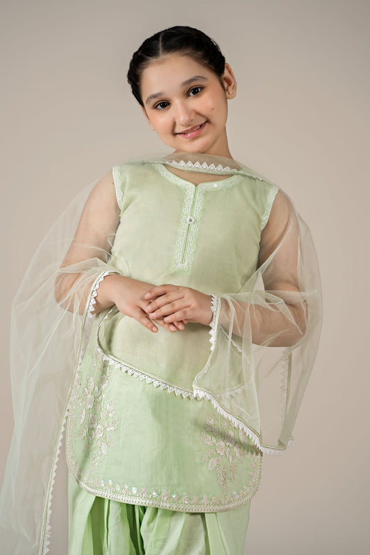 Maria B | 3 Piece Embroidered Lawn Suit | MKD-EF25-60 - Libasekhas