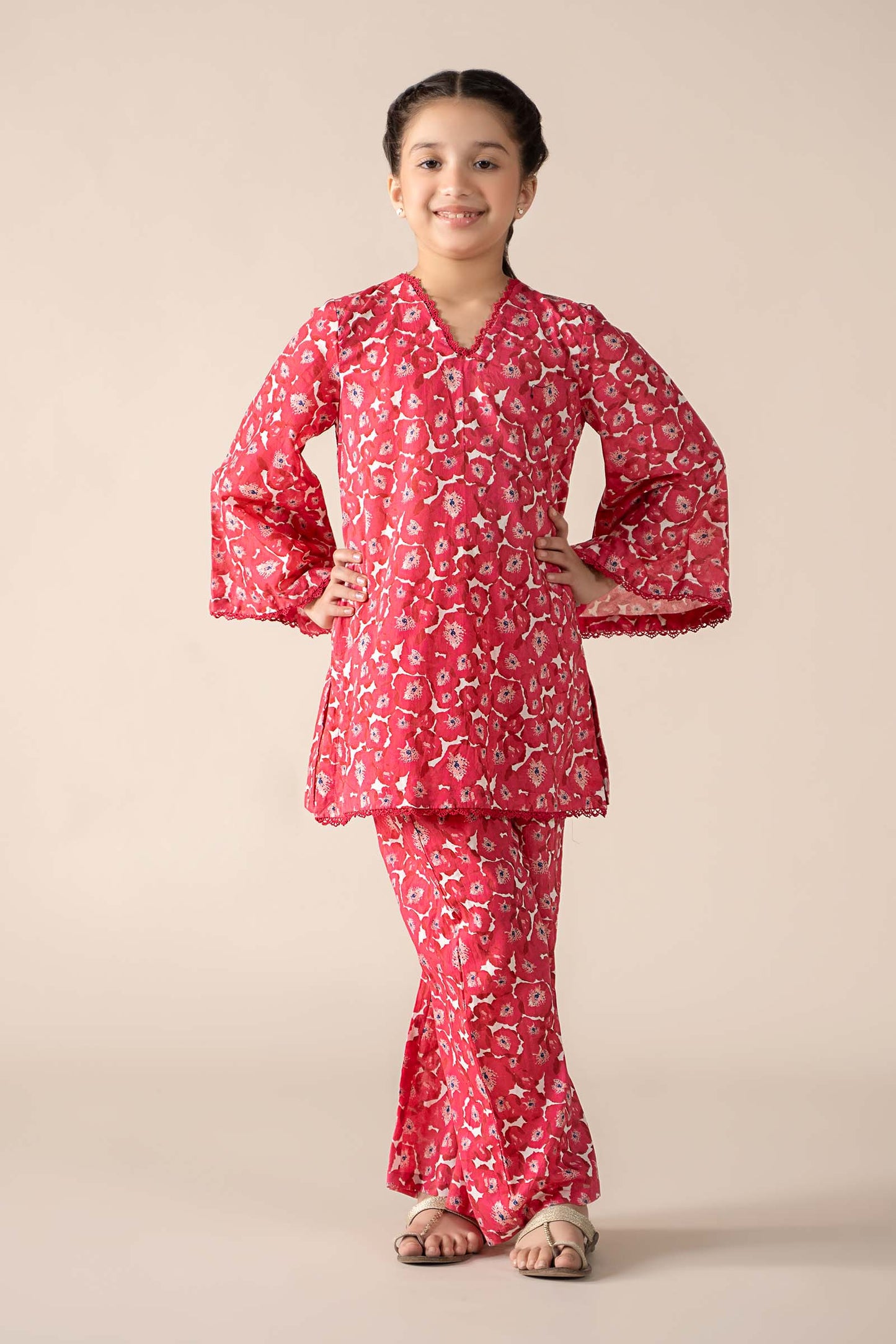Maria B | 2 Piece Printed Lawn Suit | MKD-EF25-69 - Libasekhas